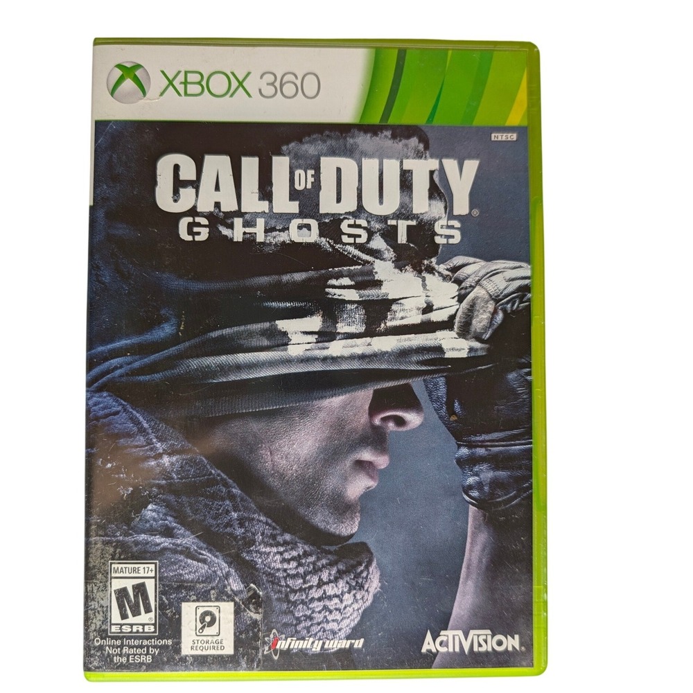Call of Duty Ghosts Xbox 360 Activision FPS Video Game NTSC Bonus Map Included